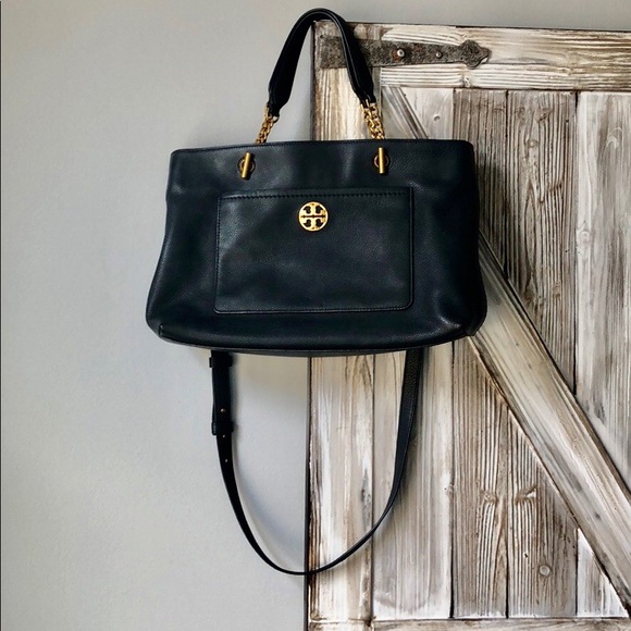 Tory Burch Handbags - Tory Burch Leather Tote Crossbody